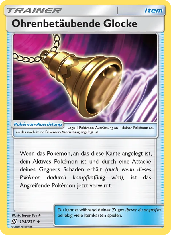 Ohrenbetäubende Glocke