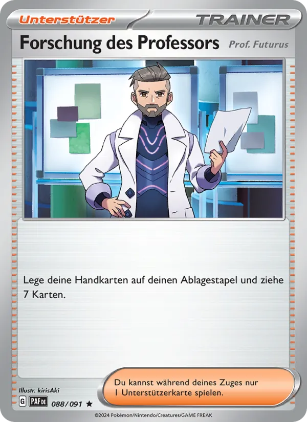 Forschung des Professors