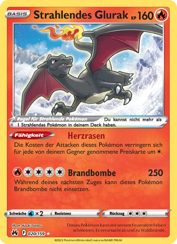 Strahlendes Glurak