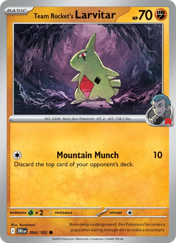 Team Rocket's Larvitar