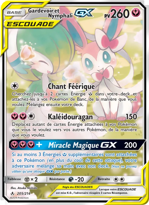Gardevoir et Nymphali GX
