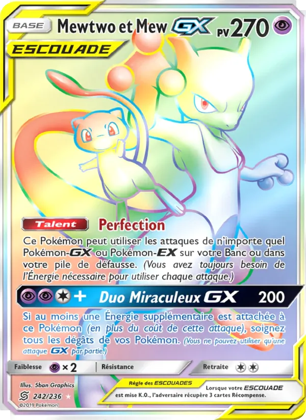 Mewtwo et Mew GX