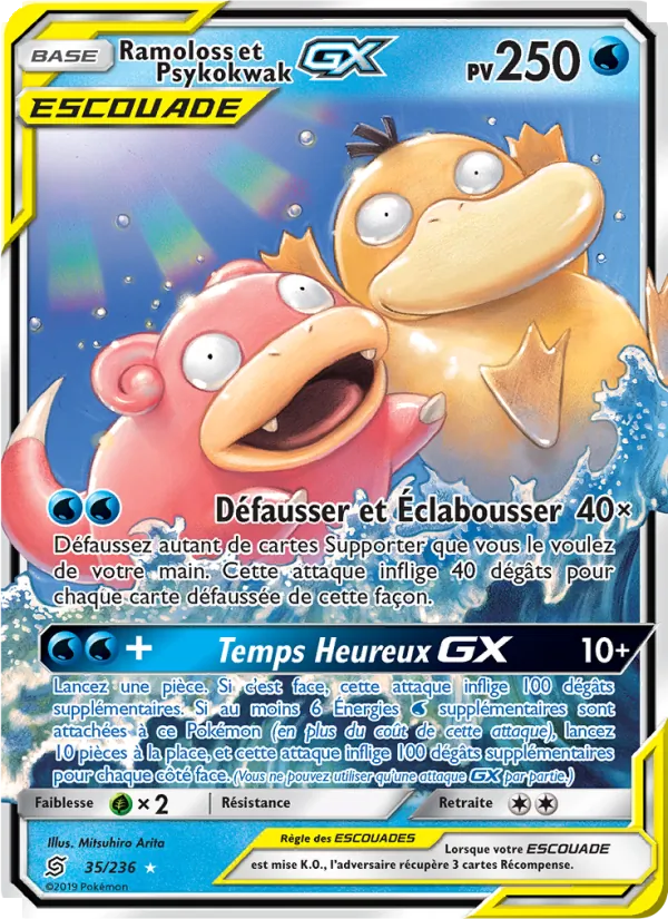 Ramoloss et Psykokwak GX