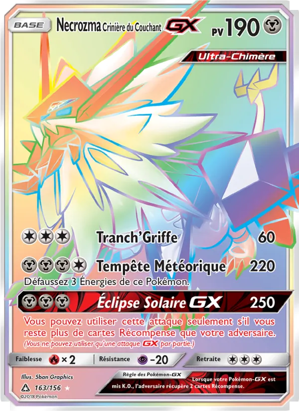 Necrozma Crinière du Couchant GX