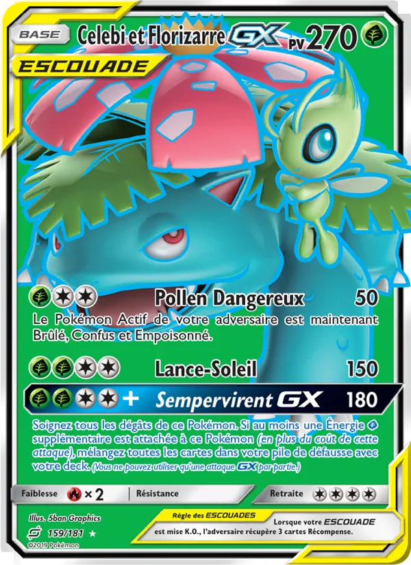 Celebi et Florizarre GX