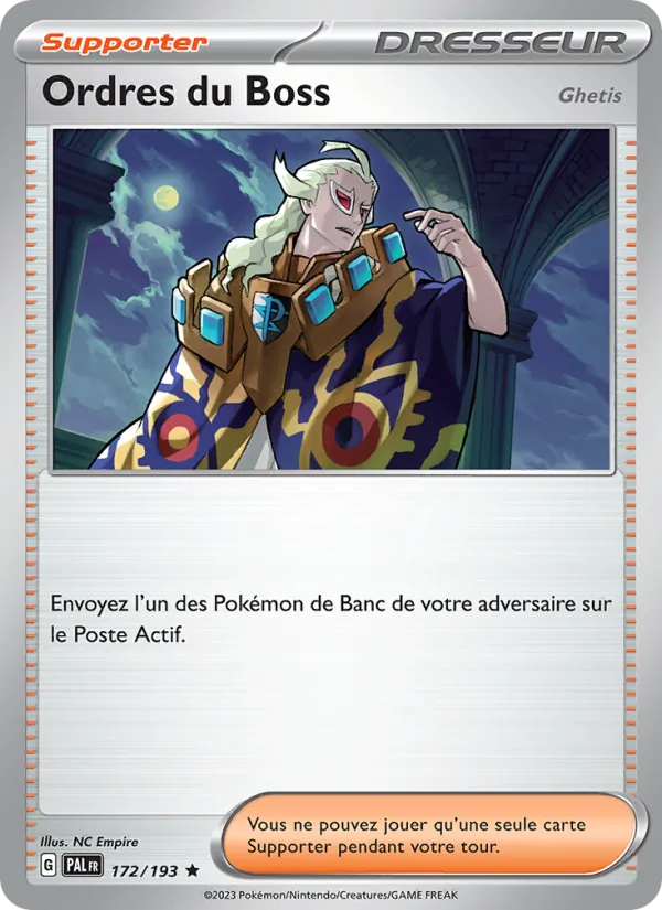 Ordres du Boss