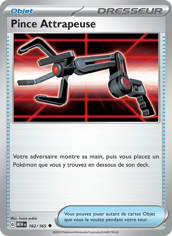 Pince Attrapeuse